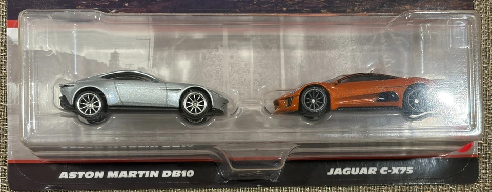 Paquete de 2 Hot Wheels 2025, Spectre James Bond, Aston Martin DB10, Jaguar C-X75 Foto 4 de 4