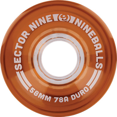 SECTOR 9 NINEBALLS 58mm 78a ROOT BEER WHEELS SET