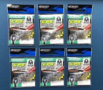 (6) OWNER CENTERING PIN SPRING CPS Twistlock 5124-039 Medium 8 pack 3/16'' NEW