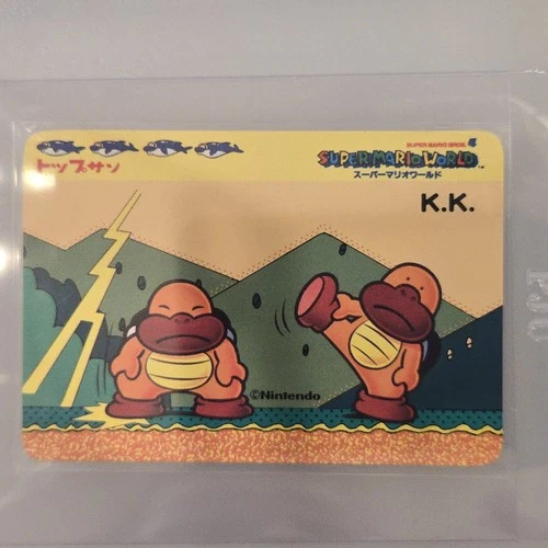 BandaiTrading Card Super Mario World Nintendo Vintage NES