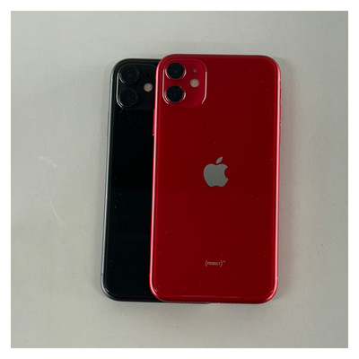 Apple iPhone 11 128/64GB Unlocked - Black/Red, AT&T, Very Good Condition