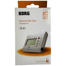 Korg Advanced Solo Multi-Instrument Chromatic Tuner CA-40 with Manual FREE SHIP!