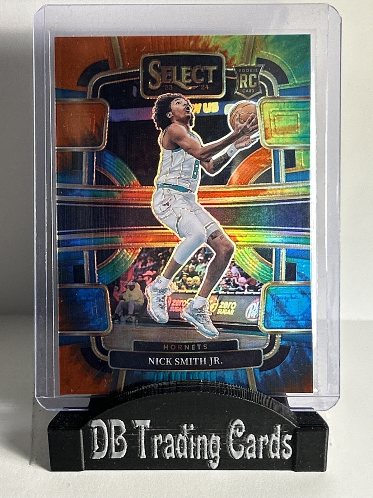 2023-24 Panini Select - Concourse Nick Smith Jr. #89 Tie-Dye Prizm /25 (RC)