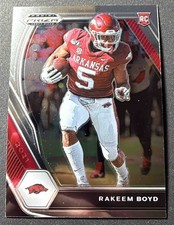 2021 Panini Prizm Draft Picks Collegiate Rakeem Boyd #152 Razorbacks RC