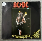 K11721 AC/DC For Those About To Rock A1 B1 1st Press 7” Vinyl Record 1982 NM