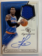 2013-14 Panini National Treasures - Nba Game Gear Signatures Iman Shumpert /75