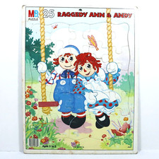 Vintage Raggedy Ann and Andy Puzzle 1987 Macmillan Complete 