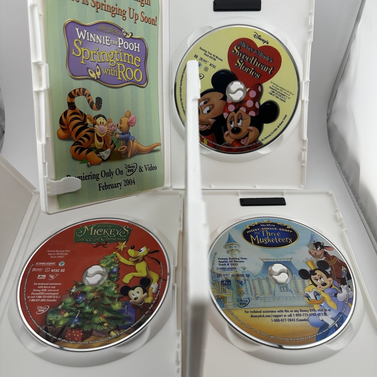 Lot Of 3 Disney Mickey Mouse With Friends DVD Movies