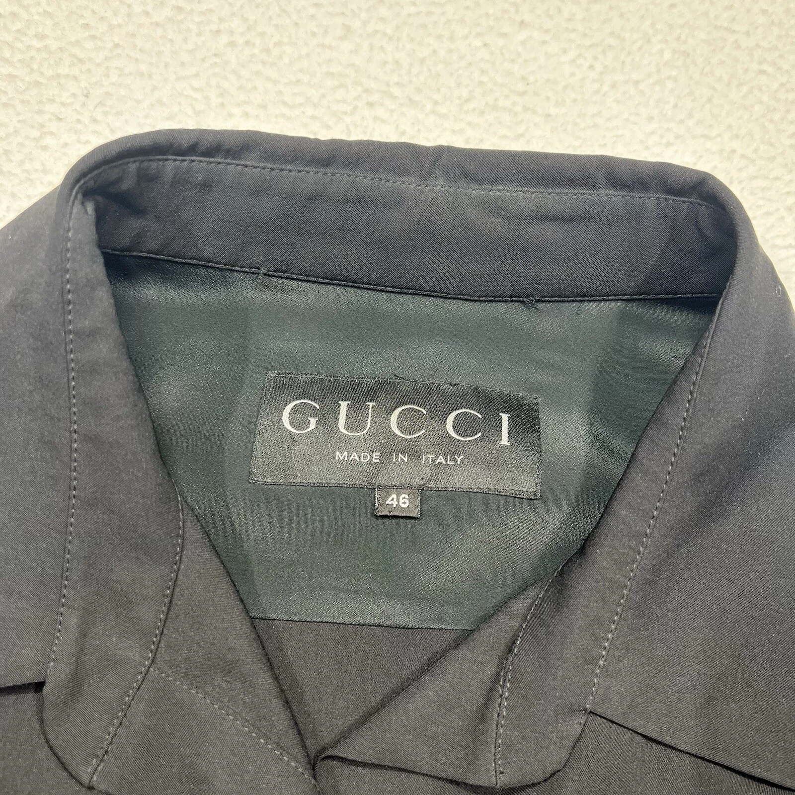 Giacca cappotto lungo nero Gucci vintage taglia 46 S S 1997 archivio raro Rick Owens