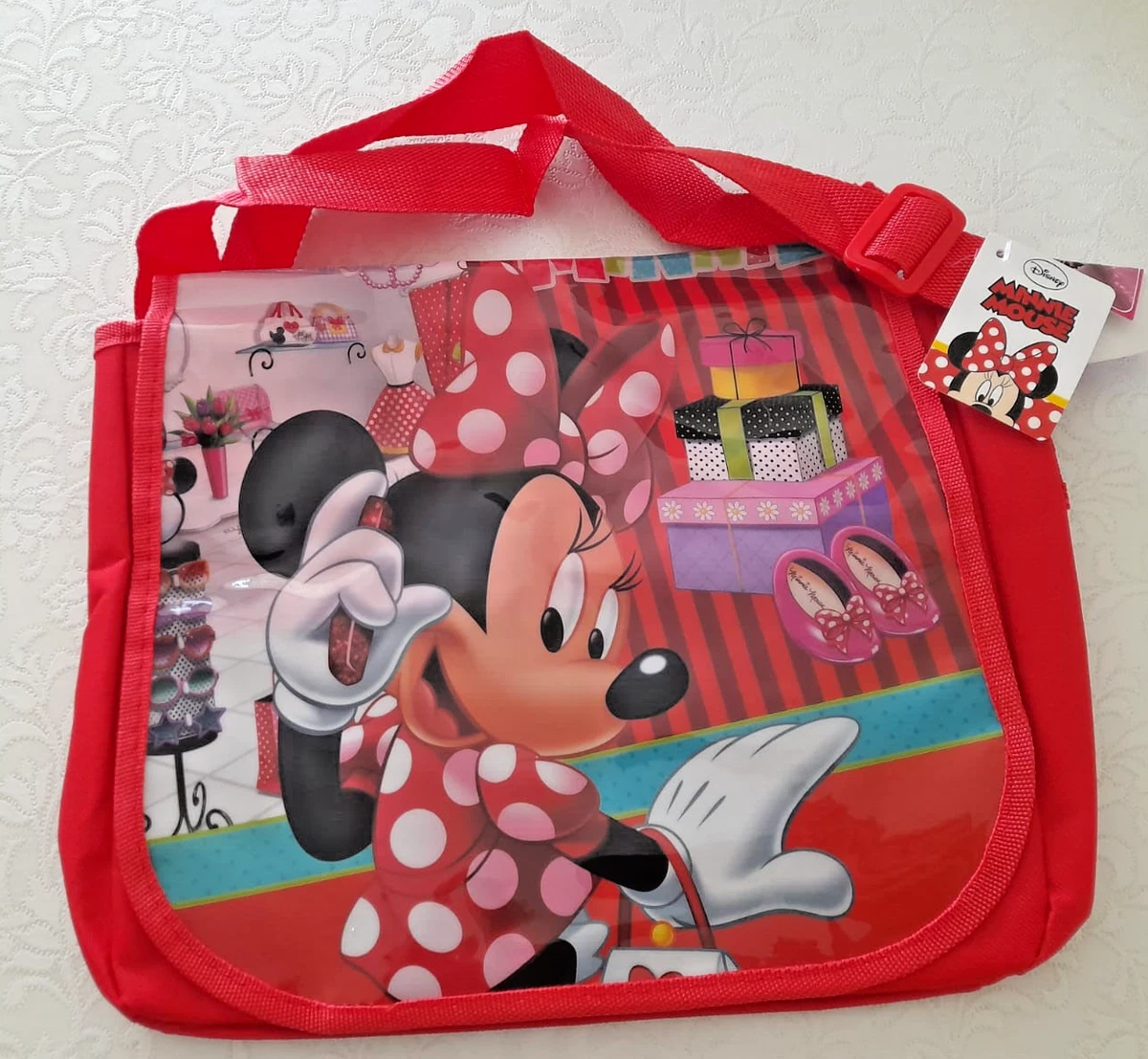 Borsa a Tracolla Bambina Disney Minnie Rosso eBay