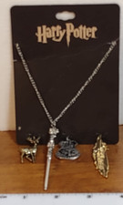 Harry Potter Multi Charm Necklace with 4 Charms