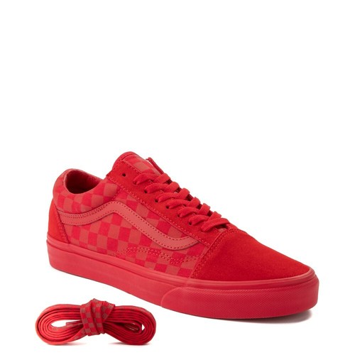 vans old skool red mens