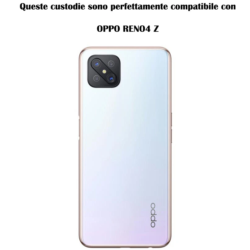 Custodia cover in TPU silicone morbida per OPPO RENO4 Z RENO 4Z fantasia M2 - Immagine 3 di 3