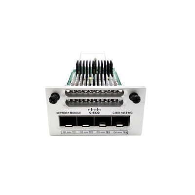 Cisco C3850-NM-4-10G 4-Port 10 Gigabit Ethernet Network Module 3850 Series