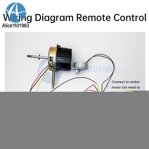 DC9-28V Brushless Motor Floor Electric Fan Floor Fan Wall Fan Motor Replacement - Afbeelding 28 van 43