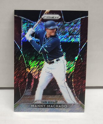 MANNY MACHADO 2019 Prizm BURGANDY SHIMMER #13 ~ #'d /25 ~ San Diego PADRES