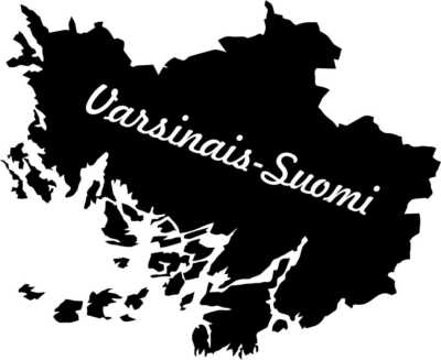 2x Auto Aufkleber ''VARSINAIS-SUOMI'' Finnland Region 11cm Vinyl Sticker konturg.