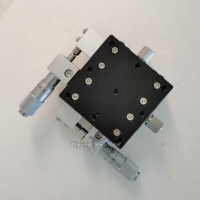 XY Axis Manual Trimming Platform Linear Stage Tuning Sliding Table 40/50/60/90mm