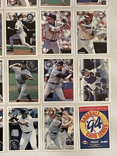 Set of 25 Fleer Baseball Card Series 1994 Sunoco Collector's Edition Complete - Picture 9 of 10