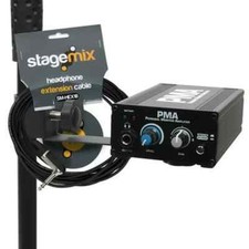 Elite Core PMA Personal Monitor Ear Headphone Amp/Adapter/18 ft Extension Cable