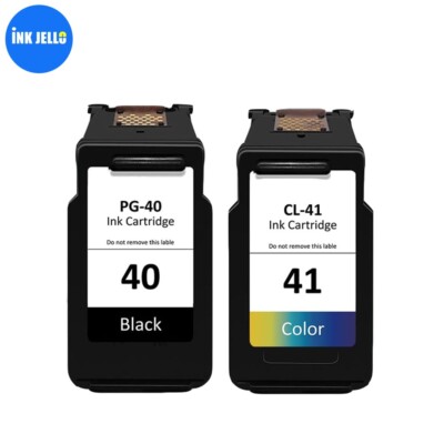 2er Set Tintenpatrone für Canon MP160 Pixma iP1200 iP1600 iP1700 PG-40, CL-41