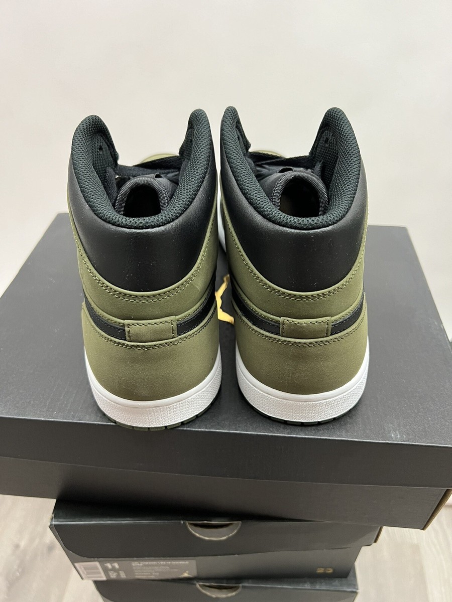 =Olive=ページ WMNS) Air Jordan 1 Mid 'Olive' BQ6472-030