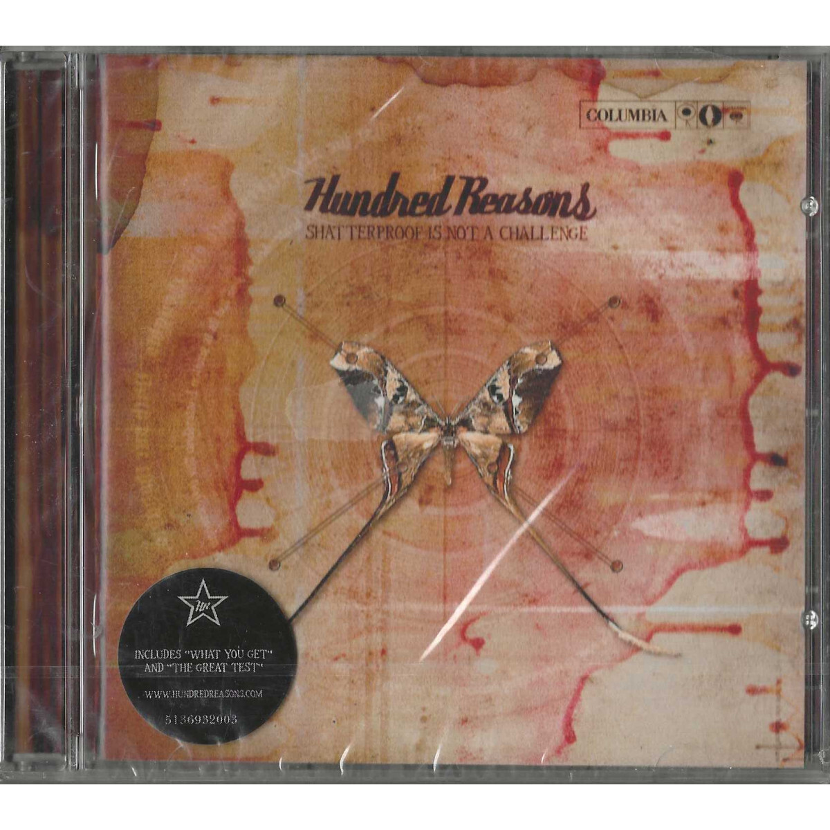 Hundred Reasons CD Shatterproof Is Not A Challenge / Columbia – 5136932 Sigillat