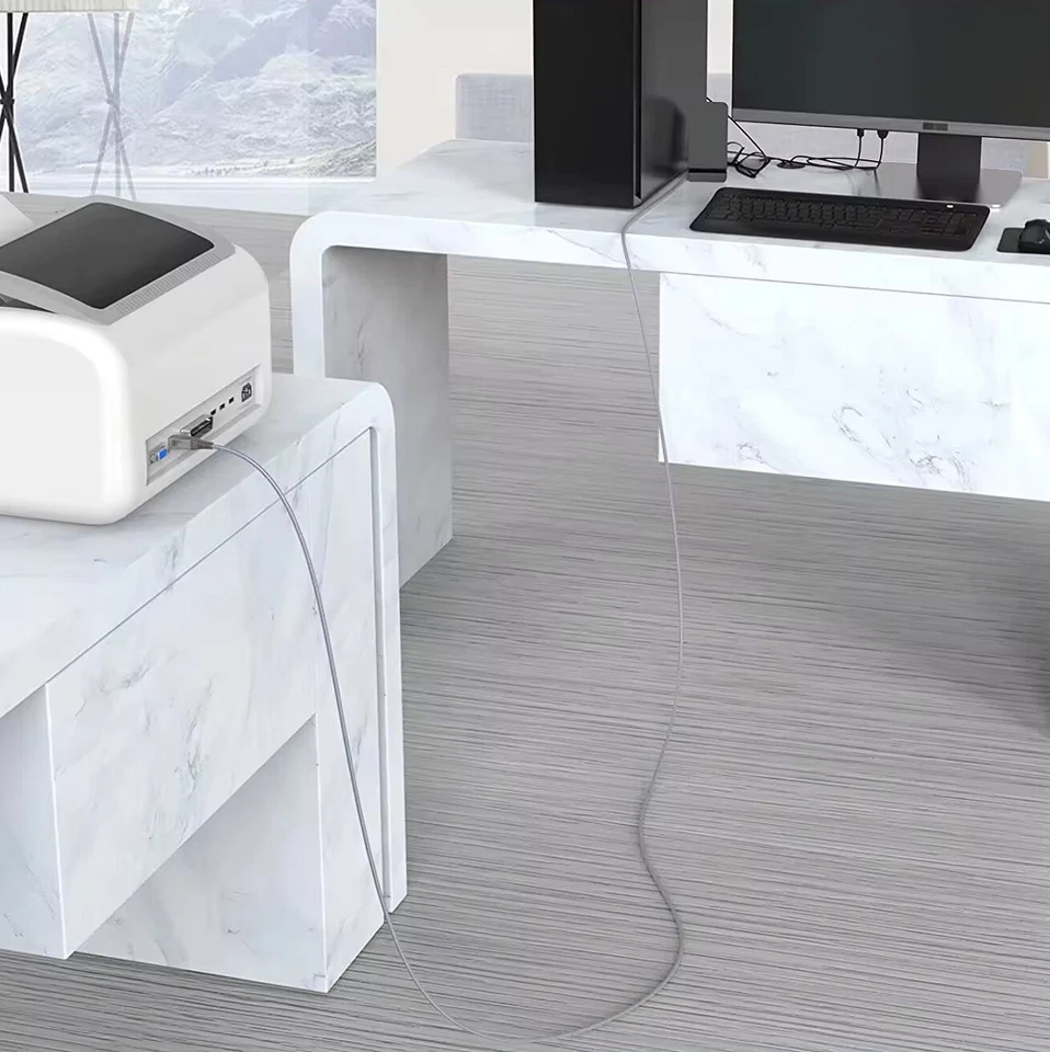 USB 3.0 Premium Druckerkabel USB A auf USB B Drucker Kabel Samsung HP Canon Epso - Bild 3 von 4