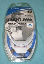 BLUE & WHITE Phiten Rakuwa Neck Darvish X50 = aqua titan = Necklace 50 cm JAPAN