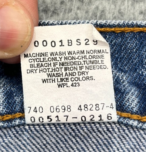 VTG Levis 517 Jeans Mens 33x30 Dark Wash Bootcut Natural Whiskers 90s Cowboy by Levi's, $111.99 - Photo 16