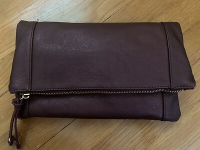 NWT Sole Society for Nordstrom Marlena Clutch in Deep Ruby - Main Image