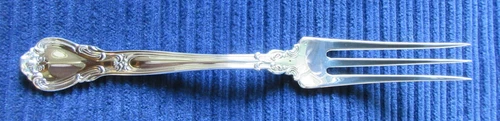 Chantilly Gorham Sterling Large Fruit or Berry Fork 6" RARE! OLD!