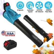 Handheld Cordless Leaf Blower 431CFM Brushless Motor with 2pcs 21V Batteries