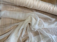 Reine Seide Crinkle Chiffon, 6 Momme, 140 cm, Blush, Meterware