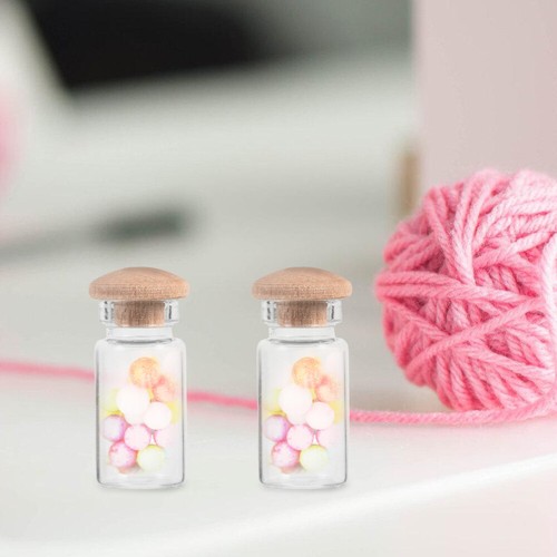 6 Pcs Mini-Lebensmittelflaschen Mini- - Miniglas Einmachgläser - Bild 7 von 12