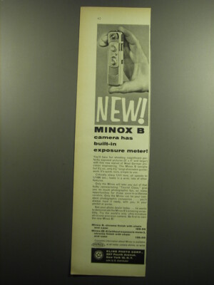 Appareil Photo Minox B – 1958 – Fabriqué à Wetzlar – Occasion