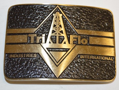 oil rig belt buckle