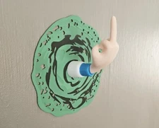 Rick And Morty Wall Mounted Headphone Holder 