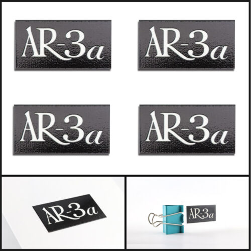 4 pièces badge logo AR-3a autocollant 3D à faire soi-même 49 mm (1,93") x 26,1 mm (1,03") - Photo 1/10