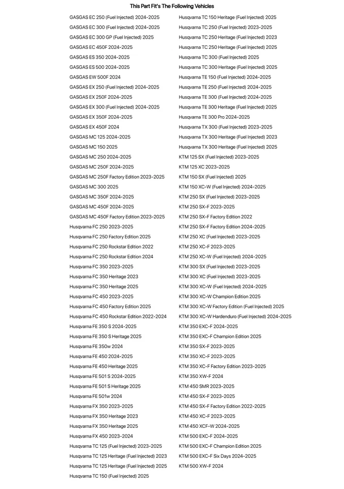 Kit de bloque de eje Works Connection Elite naranja para Husqvarna FE501 S Heritage 2025 Foto 2 de 2