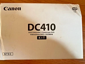 NEW Canon DC410 DVD Camcorder Video Camera Complete Kit in Box