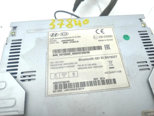 965602Y600TJN Navigatore Gps per HYUNDAI IX35 (EL/LM) Style AWD 2014 9152145 - Foto 4 di 10