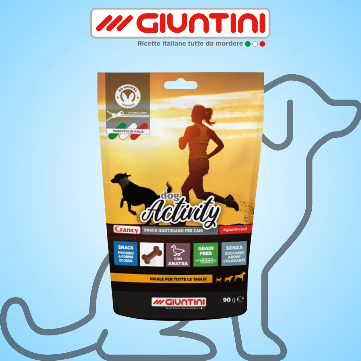 Crancy Dog Activity 90gx10 Snack per cani di tutte le taglie