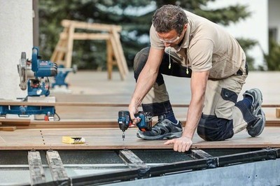BOSCH Professional GDR18V-200 Akku Drehschlagschrauber Set