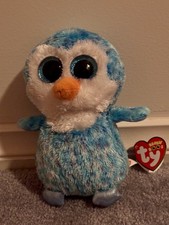 Ty Beanie Boos Ice Cube the Penguin 6 inch Tags Blue 2014 