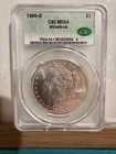 1904-O Morgan Silver Dollar CAC MS64 WitterBrick Premium CAC PQ Better Date Coin