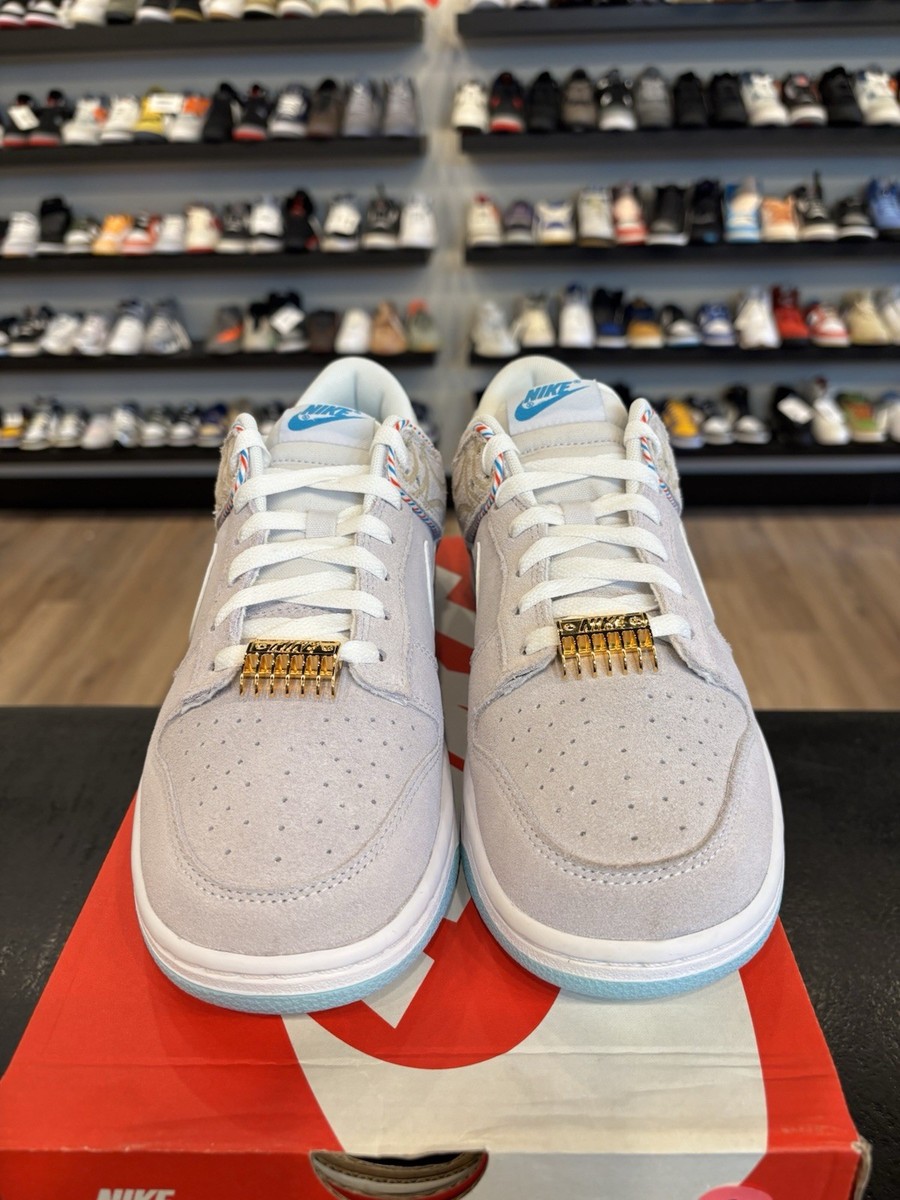 Nike Dunk SE Low Barber Shop Grey Size 9 Brand New DH7614-500
