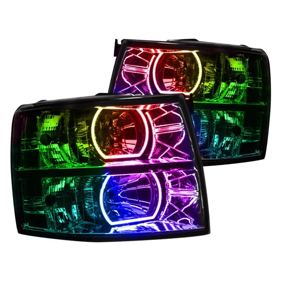 LED Halo Headlights Factory Surface Add On Custom Lights ColorSHIFT 2358-335 Foto 3 de 4