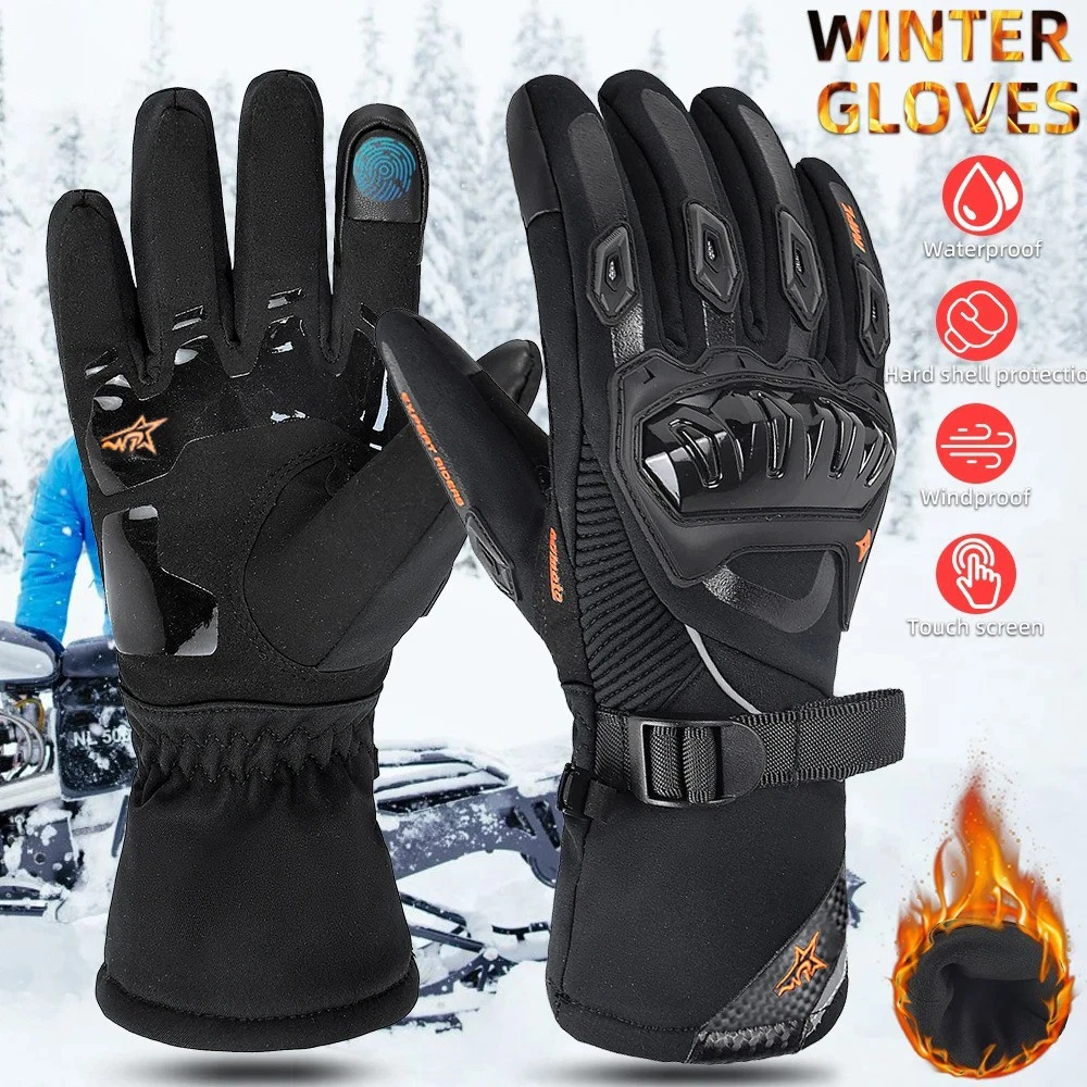 Winter Motorcycle Gloves Waterproof Riding Thermal Gloves for ATV UTV Snowmobile
Opens in a new wind