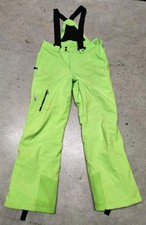 Spyder Ski Pants Spylon Boys Medium Insulated Waterproof Adjustable Green H